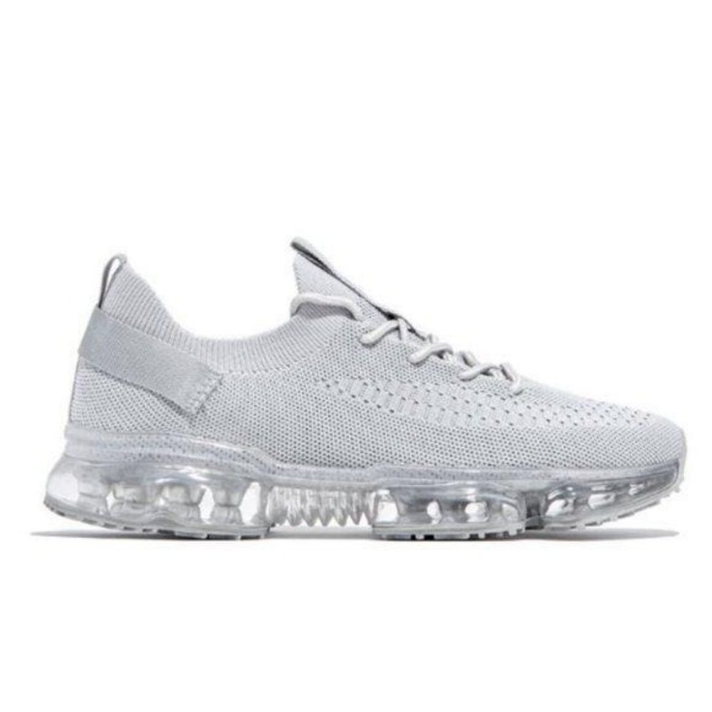 !! RESTOCKED !! Slip On Flyknit Sneakers in White - Picture 10 of 10